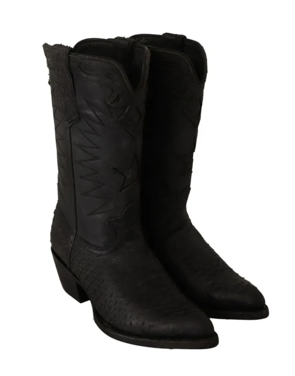 ASH Women's Sleek Mid Calf Leather Boots