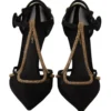 Dolce & Gabbana Women's Elegant Black Crystal-Embellished Pumps