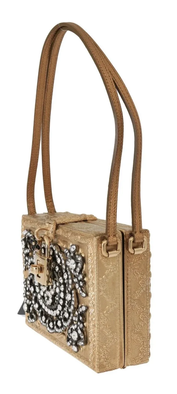 Dolce & Gabbana Women's Elegant Gold Evening Party Clutch