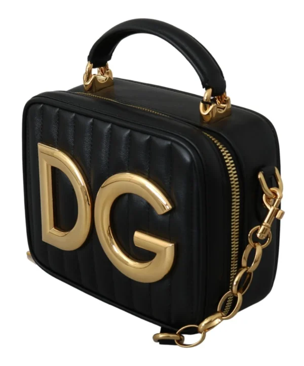 Dolce & Gabbana Women's Exquisite Black Embellished Shoulder Bag