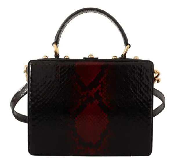 Dolce & Gabbana Women's Stunning Gold Detail Black Bordeaux Box Bag