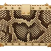 Dolce & Gabbana Women's Chic Yellow Box Clutch with Heart Twist