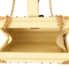 Dolce & Gabbana Women's Chic Yellow Box Clutch with Heart Twist