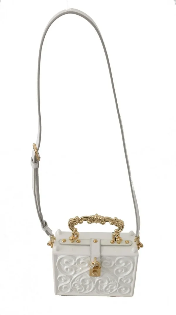 Dolce & Gabbana Women's Elegant Hand-Painted Baroque Box Bag