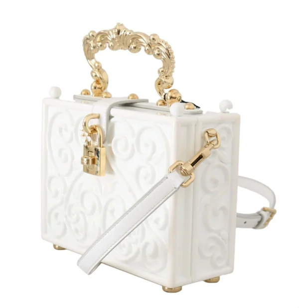 Dolce & Gabbana Women's Elegant Hand-Painted Baroque Box Bag