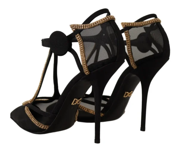 Dolce & Gabbana Women's Elegant Black Crystal-Embellished Pumps