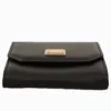 Dolce & Gabbana Women's Elegant Black Leather Bifold Wallet