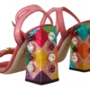 Dolce & Gabbana Women's Elegant Pink Crystal Ankle Strap Heels