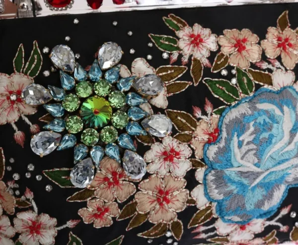 Dolce & Gabbana Women's Elegant VANDA Evening Clutch with Exotic Detailing