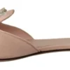 Dolce & Gabbana Women's Crystal-Embellished Leather Slide Flats