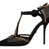 Dolce & Gabbana Women's Elegant Black Crystal-Embellished Pumps
