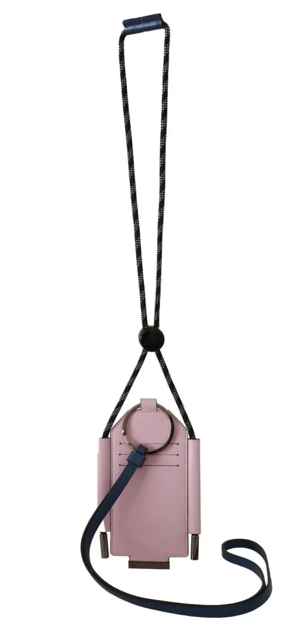 Dolce & Gabbana Women's Elegant Pink Leather Wallet Card Holder