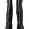 Patrizia Pepe Women's Elegant Leather High Boots for High Fashion Appeal