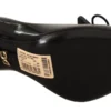 Dolce & Gabbana Women's Elegant Black Leather High Heels Pumps