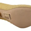 Dolce & Gabbana Women's Yellow Tulle Stiletto High Heel Pumps Shoes