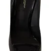 Dolce & Gabbana Women's Elegant Black Leather High Heels Pumps