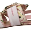 Dolce & Gabbana Women's Floral Crystal-Embellished Silk Slide Flats