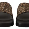 Dolce & Gabbana Women's Elegant Leopard Print Flat Sandals