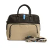 Piquadro Elegant Beige Handbag with Tech Compartments
