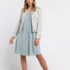 Trussardi Women's Elegant Jacquard Cotton Blend Blazer