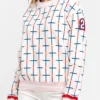 Trussardi Women's Elegant Oversized Striped Sweatshirt