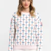 Trussardi Women's Elegant Oversized Striped Sweatshirt