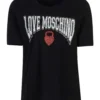 Love Moschino Women's Chic Boxing Print Cotton Tee