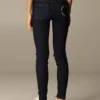 Love Moschino Women's Chic Blue Slim Fit Denim with Logo Detail
