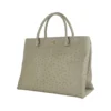 Cavalli Class Women's Elegant Grey Vitello Leather Handbag