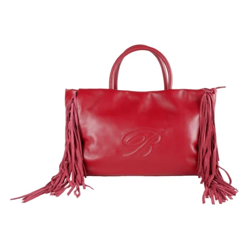Blumarine Women's Elegant Josephine Handbag in Light Burguny
