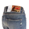 Dondup Women's Chic Blue Stretch Cotton Jeans with Destroyed Effect