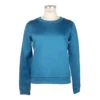 Patrizia Pepe Women's Chic Blue Crewneck Viscose Sweatshirt