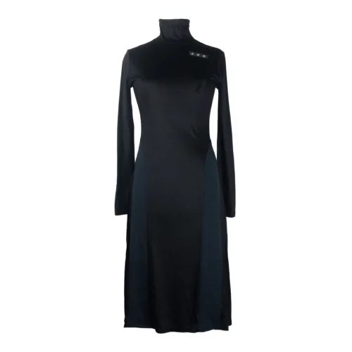 Patrizia Pepe Women's Elegant Long-Sleeved Dress with Eyelet Detail