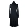 Patrizia Pepe Women's Elegant Long-Sleeved Dress with Eyelet Detail