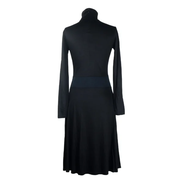 Patrizia Pepe Women's Elegant Long-Sleeved Dress with Eyelet Detail