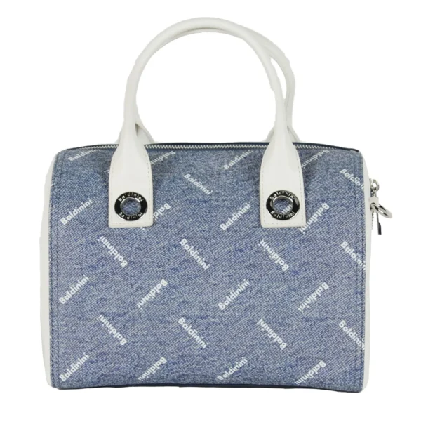 Baldinini Women's Chic Cindy Bowling Bag in Jeans/White Duo Tone