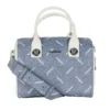 Baldinini Women's Chic Cindy Bowling Bag in Jeans/White Duo Tone